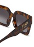 Detail View - Click To Enlarge - FENDI - Roma Acetate Sunglasses