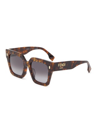 Main View - Click To Enlarge - FENDI - Roma Acetate Sunglasses