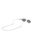 Figure View - Click To Enlarge - FENDI - Baguette Oval Metal Frame Sunglasses