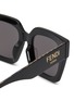 Detail View - Click To Enlarge - FENDI - Fendi Roma Acetate Square Frame Sunglasses