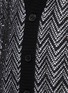  - MISSONI - Sequined Chevron Button Up Cardigan