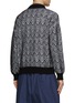 Back View - Click To Enlarge - MISSONI - Sequined Chevron Button Up Cardigan