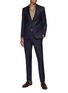 Figure View - Click To Enlarge - CANALI - Checked Milano Wool Suit