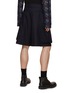 Back View - Click To Enlarge - DRIES VAN NOTEN - Belted Wool Cargo Shorts
