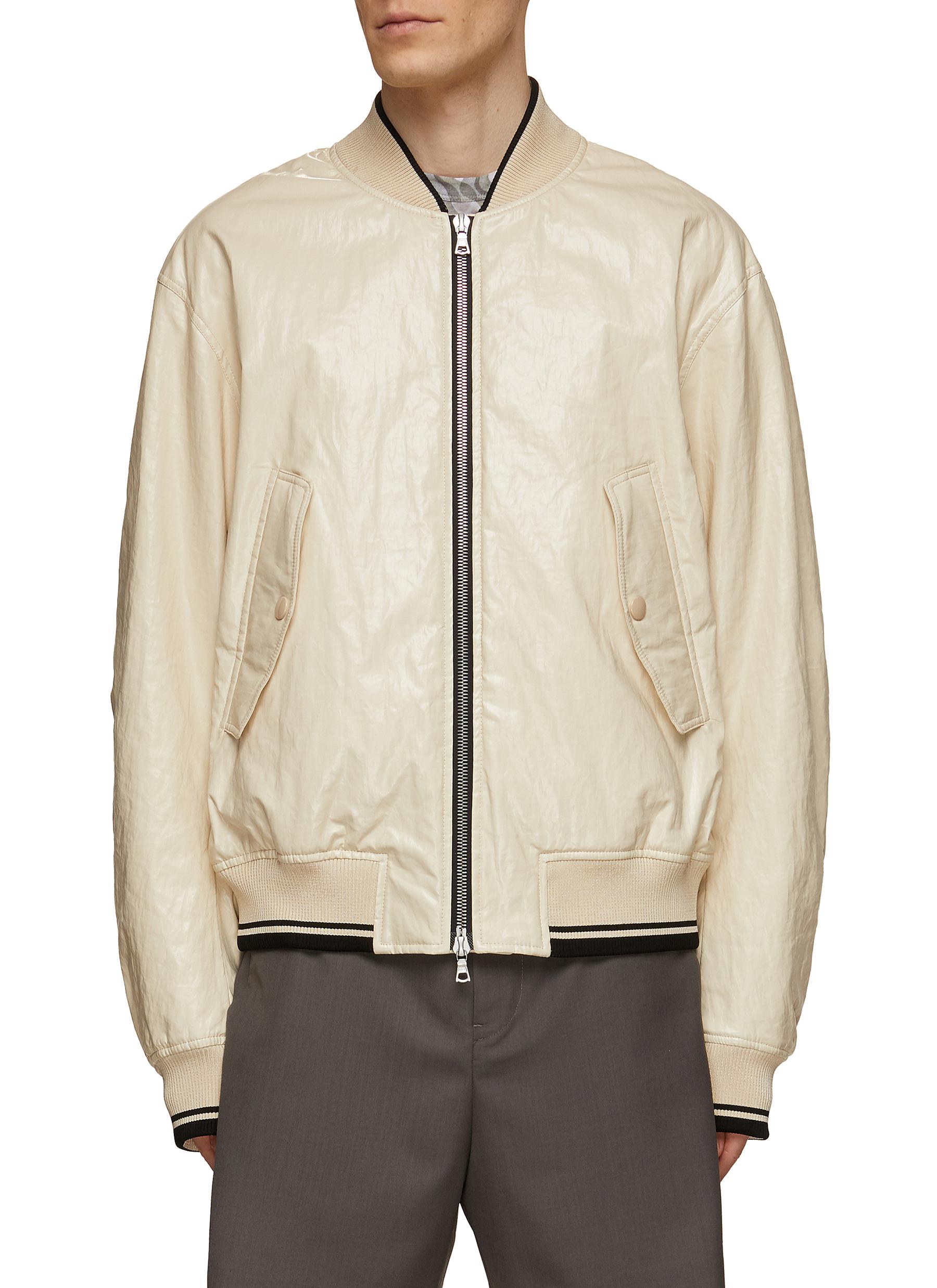 DRIES VAN NOTEN | Zip Detail Loose Fit Bomber Jacket | Men | Lane