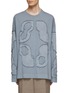 Main View - Click To Enlarge - DRIES VAN NOTEN - Oversized Abstract Applique T-Shirt