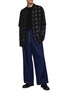Figure View - Click To Enlarge - DRIES VAN NOTEN - Criss Cross Sequin Embroidered Loose Fit Shirt