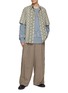 Figure View - Click To Enlarge - DRIES VAN NOTEN - S Link Stripe Print Thread Embroidered Relaxed Fit Shirt