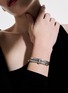  - JOHN HARDY - Classic Chain Silver Diamond Cuff — Size XS-S