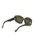 Figure View - Click To Enlarge - LOEWE - Chunky Anagram Rectangle Acetate Sunglaases