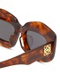 Detail View - Click To Enlarge - LOEWE - Acetate Rectangle Sunglasses
