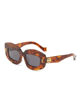 Main View - Click To Enlarge - LOEWE - Acetate Rectangle Sunglasses