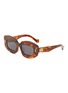 Main View - Click To Enlarge - LOEWE - Acetate Rectangle Sunglasses