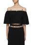 Main View - Click To Enlarge - PACO RABANNE - Cold Shoulder Cropped Top