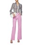 Figure View - Click To Enlarge - PACO RABANNE - Flocked Denim Jeans
