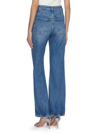 Back View - Click To Enlarge - PACO RABANNE - Disc Embellished Slouchy Jeans