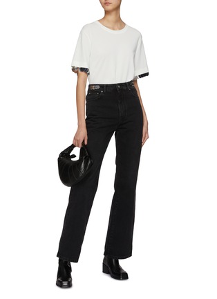 Figure View - Click To Enlarge - PACO RABANNE - Embellished Straight Leg Jeans