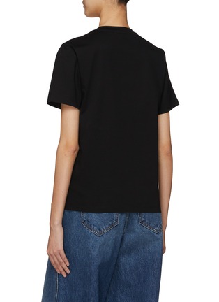 Back View - Click To Enlarge - PACO RABANNE - R-Logo Cotton T-Shirt