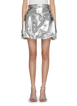 Main View - Click To Enlarge - PACO RABANNE - Bubble Hem Skirt