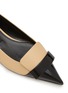 Detail View - Click To Enlarge - SERGIO ROSSI - Sr1 Leather Ballerina Flats