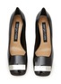 Detail View - Click To Enlarge - SERGIO ROSSI - Sr1 45 Block Heel Leather Pumps
