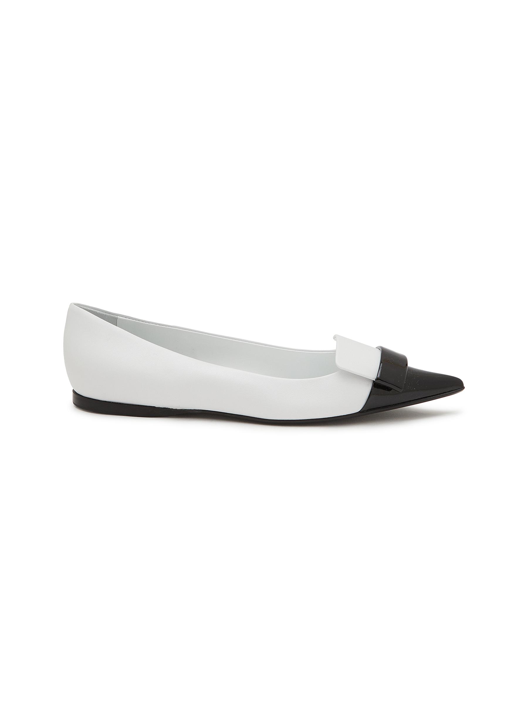 SERGIO ROSSI | Sr1 Leather Ballerina Flats | Women | Lane Crawford