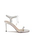 Main View - Click To Enlarge - AQUAZZURA - Reverie 85 Leather Heeled Sandals