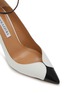 Detail View - Click To Enlarge - AQUAZZURA - Pinot 85 Patent Leather Ankle Strap Pumps