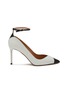 Main View - Click To Enlarge - AQUAZZURA - Pinot 85 Patent Leather Ankle Strap Pumps