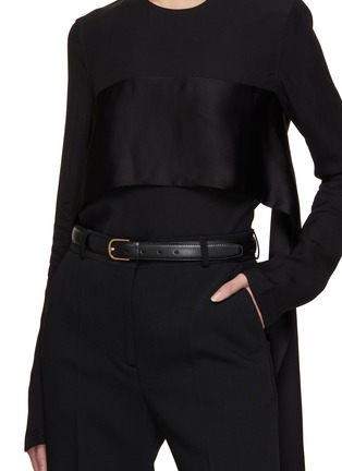 Figure View - Click To Enlarge - TOTEME - Slim Trouser Leather Belt