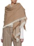 Figure View - Click To Enlarge - TOTEME - Striped Monogram Wool Scarf
