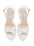Detail View - Click To Enlarge - AQUAZZURA - Cupid 130 Bridal Platform Satin Heeled Sandals