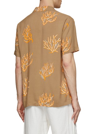 Back View - Click To Enlarge - SCOTCH & SODA - Coral Short Sleeve Shirt