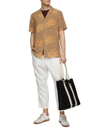Figure View - Click To Enlarge - SCOTCH & SODA - Coral Short Sleeve Shirt