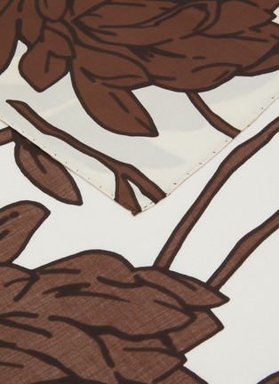 Detail View - Click To Enlarge - BRUNELLO CUCINELLI - Floral Print Cotton Foulard
