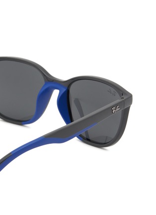 Detail View - Click To Enlarge - RAY-BAN - Junior Rubber Square Sunglasses