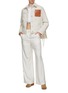 Figure View - Click To Enlarge - LOEWE - x Suna Fujita Penguin Embroidered Striped Pyjama Pants