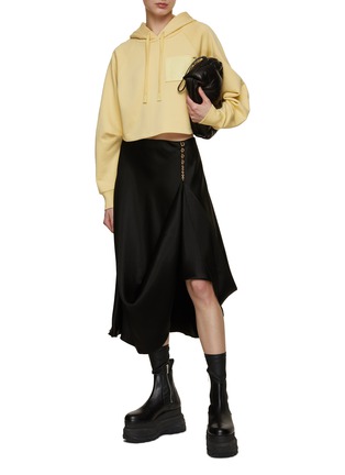 Figure View - Click To Enlarge - LOEWE - Chain Silk Skirt