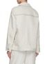 Back View - Click To Enlarge - LOEWE - Anagram Patch Cotton Linen Workwear Jacket
