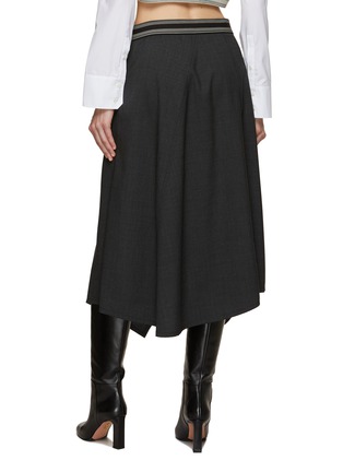 Back View - Click To Enlarge - LOEWE - Logo Waist Asymmetric Skirt