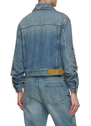 Back View - Click To Enlarge - LOEWE - Chain Denim Jacket