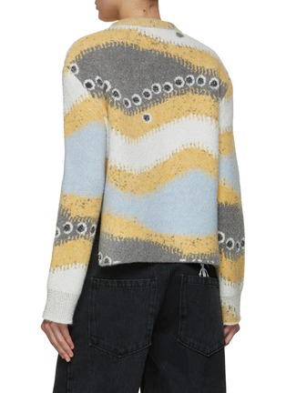 Back View - Click To Enlarge - LOEWE - Jacquard Knitted Sweater