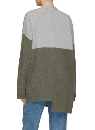 Back View - Click To Enlarge - LOEWE - x Suna Fujita Asymmetric Cardigan