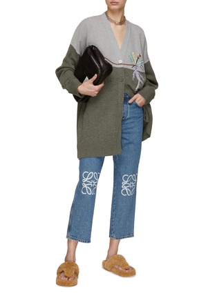 Figure View - Click To Enlarge - LOEWE - x Suna Fujita Asymmetric Cardigan