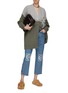 Figure View - Click To Enlarge - LOEWE - x Suna Fujita Asymmetric Cardigan