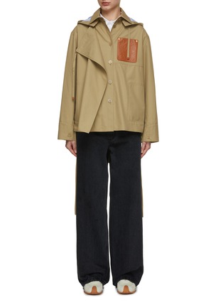 Main View - Click To Enlarge - LOEWE - Cotton Hooded Parka