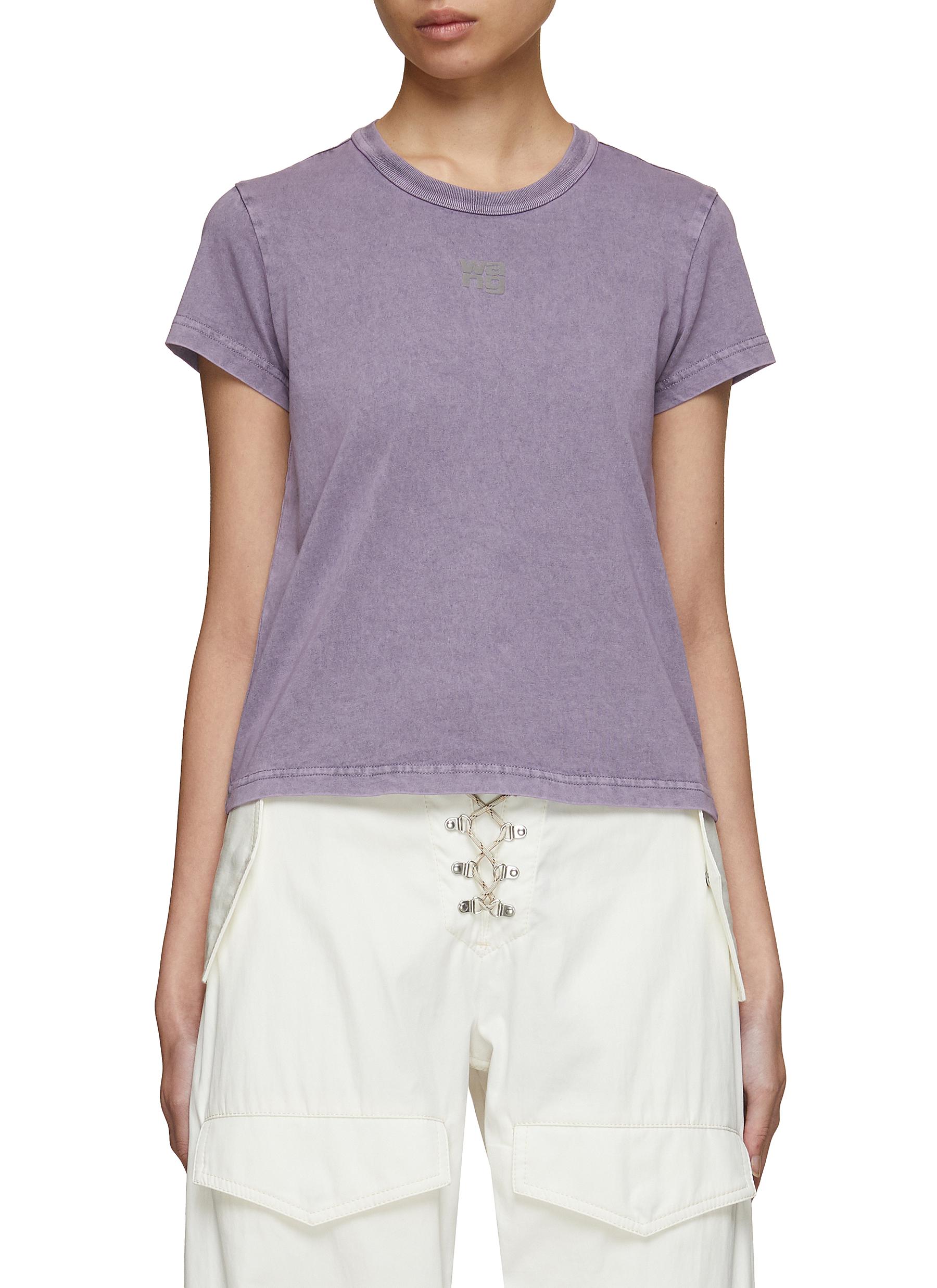 Alexander wang best sale purple t shirt