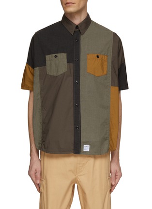 Main View - Click To Enlarge - FDMTL - Patchwork Shirt