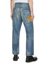 Back View - Click To Enlarge - FDMTL - Bandana Patch Sashiko Jeans