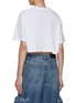 Back View - Click To Enlarge - AMIRI - New Logo Front Cropped T-Shirt